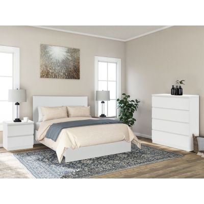 TONGASS Queen Bedroom Furniture Package with Tallboy 4 Drawers
