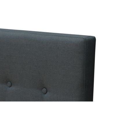 Susan King Single Fabric Upholstered Headboard - Charcoal