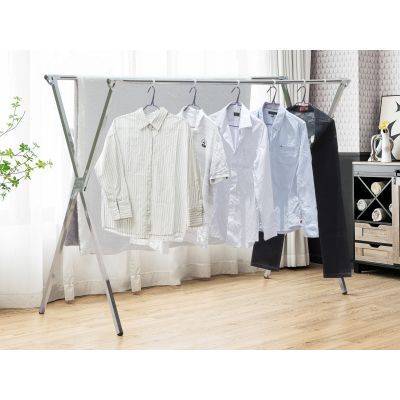 Stainless Steel Foldable Clothes Drying Rack Stand Clothes Rack Airer