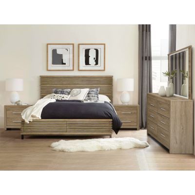 Vicente Bedroom Storage Package with Low Boy - Oak