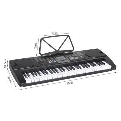 61-Key Electronic Keyboard Training Piano