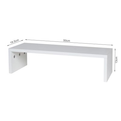 Computer Monitor Stand Laptop Stand Riser - White