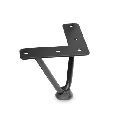 10cm Hairpin Table Leg 2 Rod Steel Metal - Set of 4