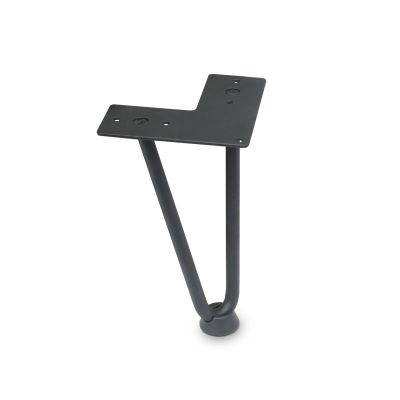 20cm Hairpin Table Leg 2 Rod Steel Metal -  Set of 4