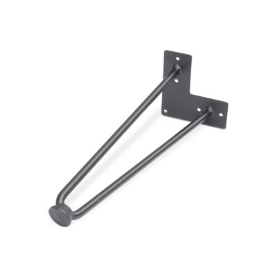 35cm Hairpin Table Leg 2 Rod Steel Metal - Set o 4