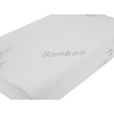 Memory Foam Pillow with Bamboo Cover - Set of 2 - M