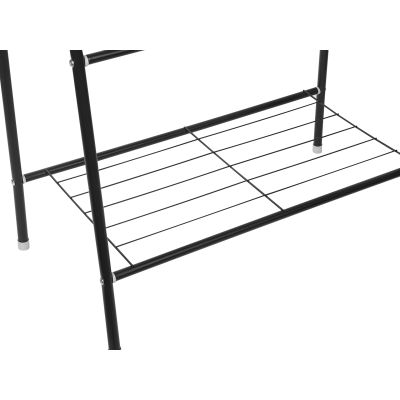 Metal Clothes Rack Stand - Black