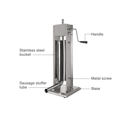 7L Stainless Steel Vertical Sausage Stuffer