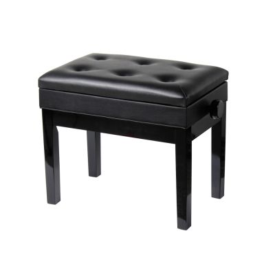 Height Adjustable Piano Bench Stool with Storage