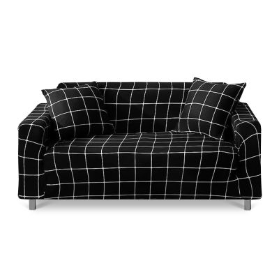 2 Seater Sofa Couch Cover 145-185cm - Plaid