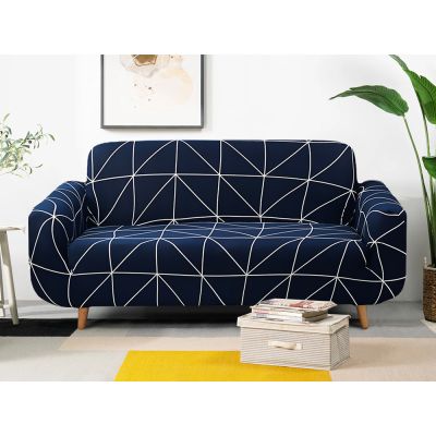 2 Seater Sofa Couch Cover 145-185cm - Grid