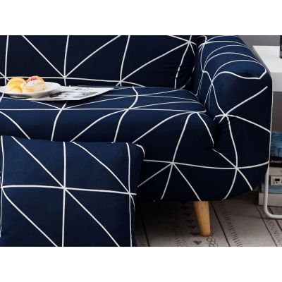 2 Seater Sofa Couch Cover 145-185cm - Grid
