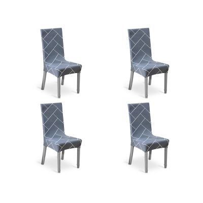 Dining Chair Cover - Set of 4 - Stripe