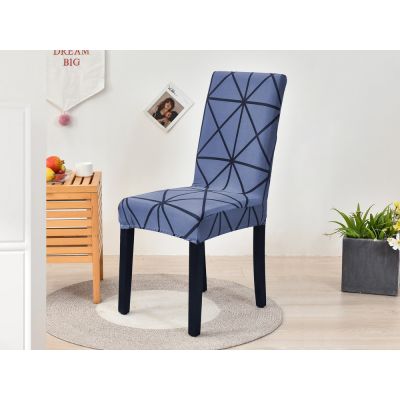 Dining Chair Cover - Set of 4 - Grid