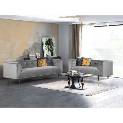 MANAROLA Sofa Set 2PCS - GREY