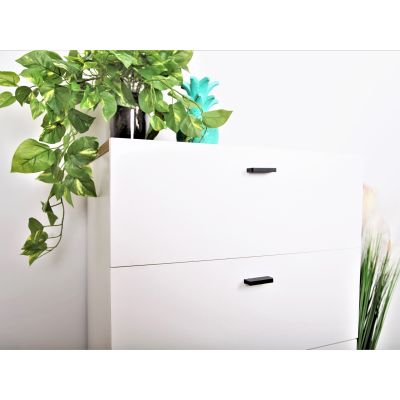 Hekla Tallboy 5 Drawer Chest Dresser - White