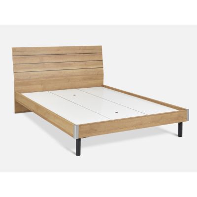 XOAN Queen Wooden Bed Frame - OAK