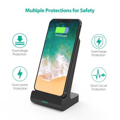 RAVPower 10W Fast QI Wireless Smartphone Charger Stand