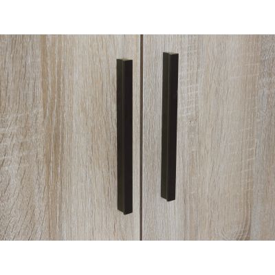 Bram 3 Door Wardrobe Cabinet - Oak
