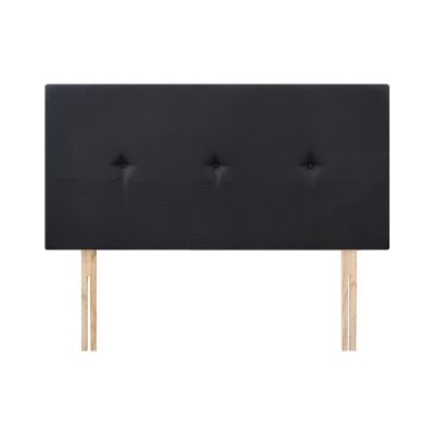 MORGAN Upholstered Headboard Super King - BLACK