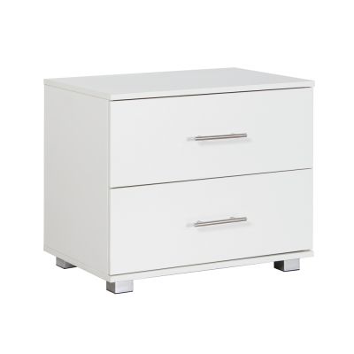 BRAM Bedroom Storage Package with Low Boy 8 Drawers - WHITE