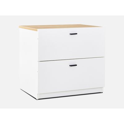 HEKLA Queen Bedroom Furniture Package with Low Boy - WHITE