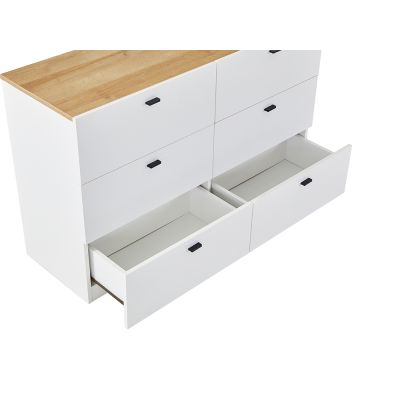 ANDES King Single Bedroom Furniture Package - WHITE
