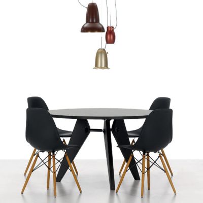 Maya Dining Chair Eiffel Tower Replica - Set of 4 - Black