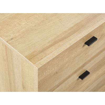 Hekla Tallboy 5 Drawer Chest Dresser - Oak