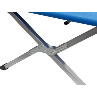 Outdoor Camp Bed Foldable Camping Bed Stretcher BLUE