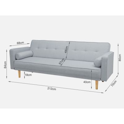 VIENNA 3-Seater Sofabed