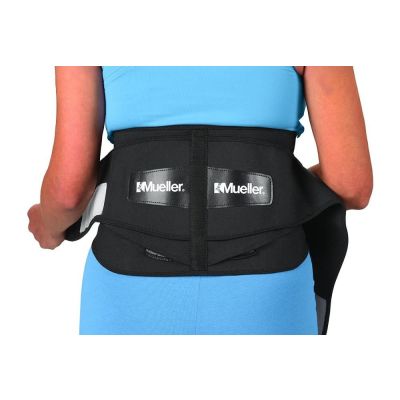 USA Mueller Lumbar Support Back Brace with Removable Pad