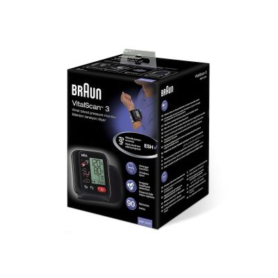 Braun Vital Scan 3 Automatic Wrist Blood Pressure Monitor with Pulse