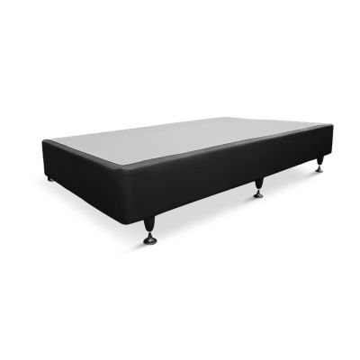Vinson Fabric Single Bed Base - Black