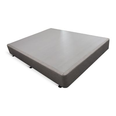 Vinson Fabric Double Bed Base - Grey