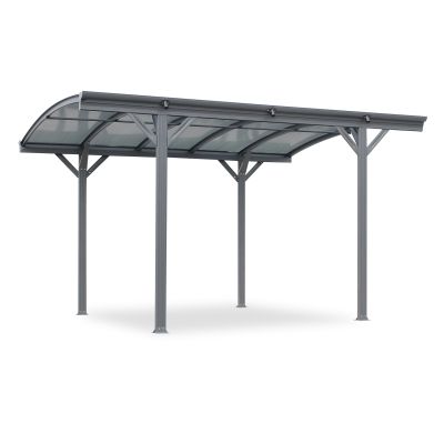 Toughout Patio Carport Canopy Curved Roof 3.6m x 3m