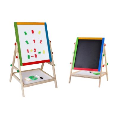 Mini Wooden Double Sided Adjustable Kids Drawing Board