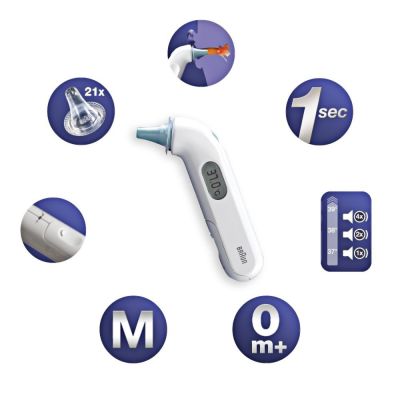 Braun ThermoScan 3 Infrared Ear Thermometer IRT3030