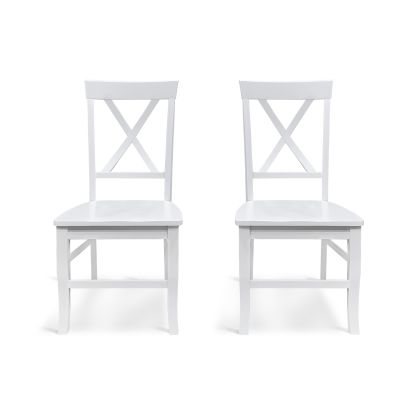 Bali 6 Piece Dining Room Furniture Package - White
