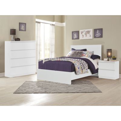 TONGASS King Single Bedroom Furniture Package with Tallboy 4 Drawers