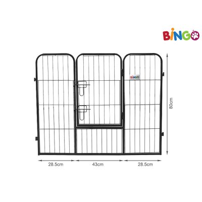 BINGO Dog Pet Play Pen With Cover 100 x 80CM - 8pcs