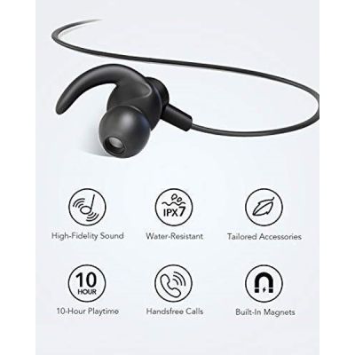 All-New Anker SoundBuds Slim Bluetooth 5.0 Wireless Waterproof Headphones