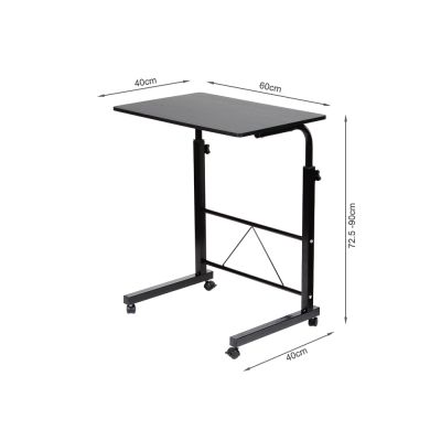 Adjustable Laptop Stand Table 60x40 - BLACK