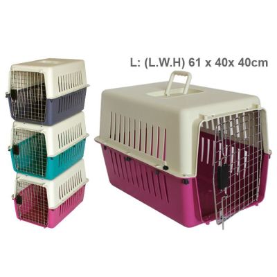 Pet Travel Carrier Cage - Large