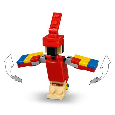 LEGO Minecraft Steve BigFig with Parrot 21148