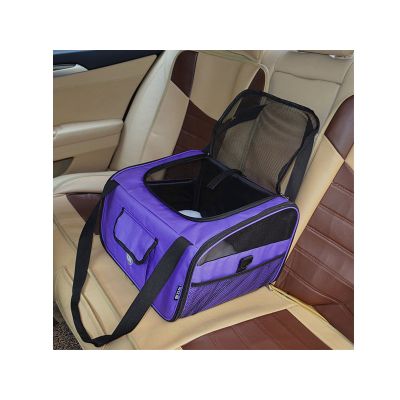 Pet Car Seat Carrier 40x35CM - PURPLE