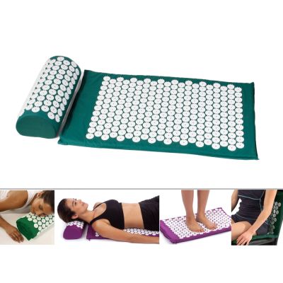 Acupressure Mat Massage Mat Pillow Set for Pain Relief
