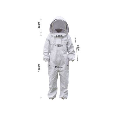Beekeeping Suit with Fencing Veil - Large