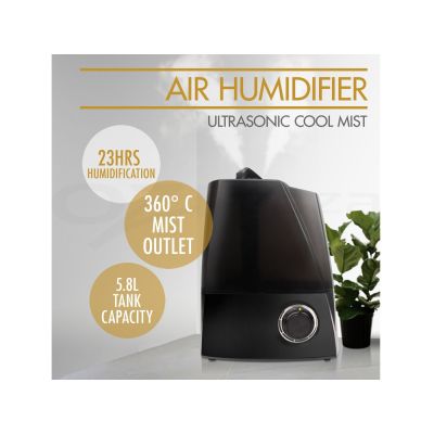 5.8L Ultrasonic Air Humidifier Air Purifier