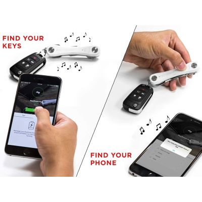 KeySmart Pro - Compact Key Holder w/ LED Light & Tile Smart Tracker